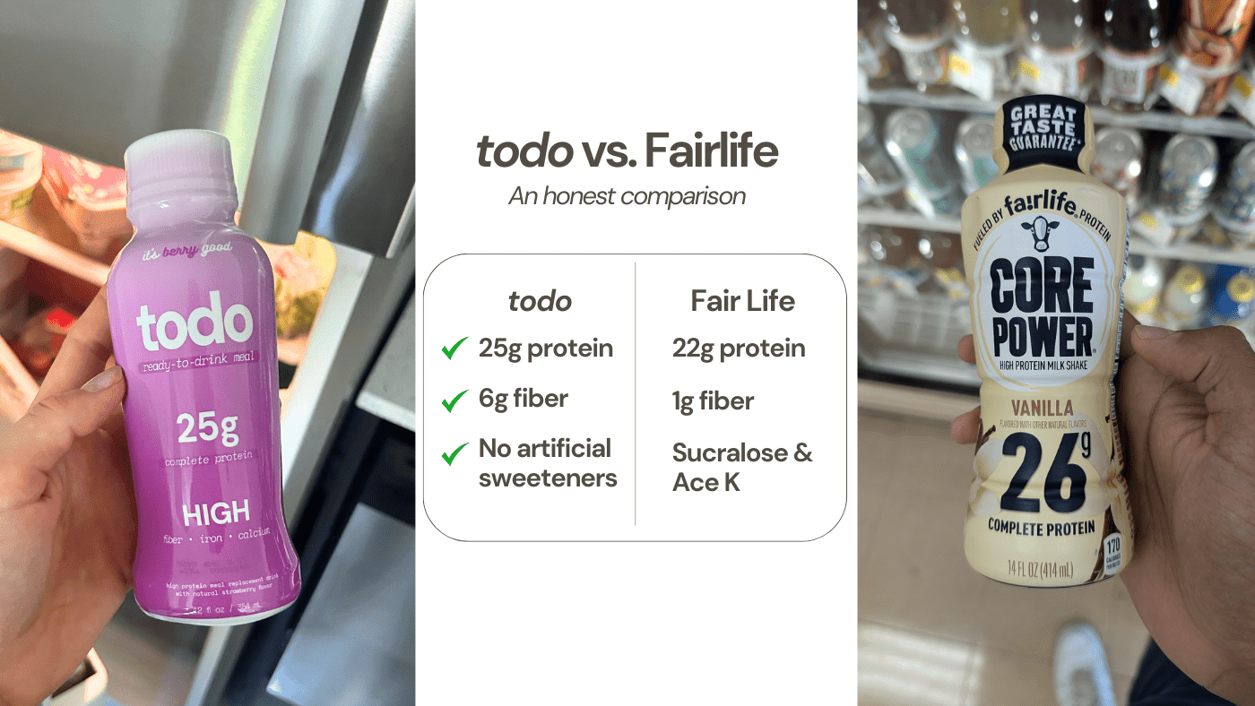 Fairlife vs. todo; there's no competition - todo