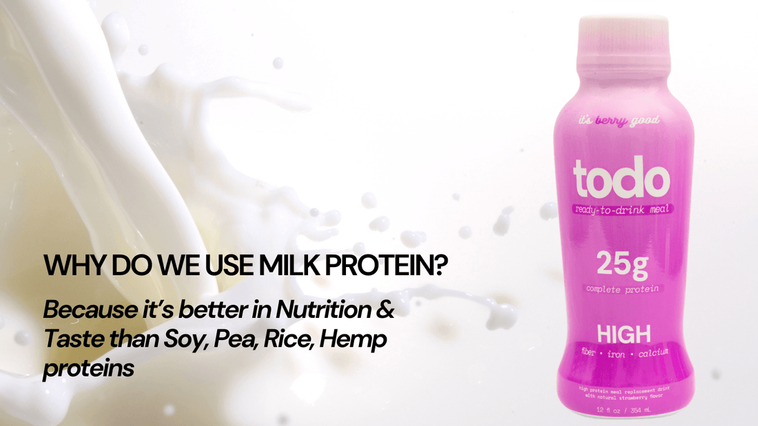 Why Milk Protein Is Better Than Plant Proteins like Soy, Pea, Rice and Hemp Protein - todo