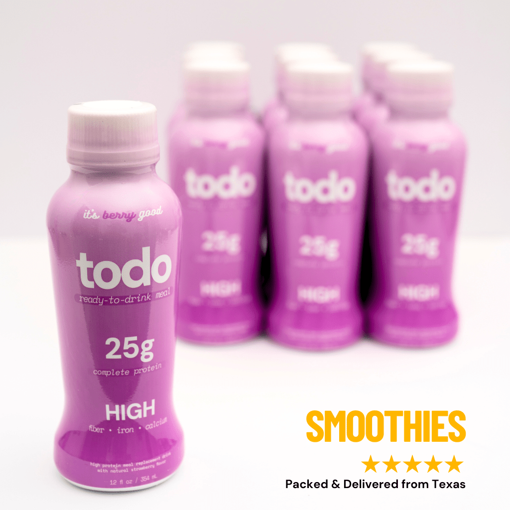 Breakfast Smoothies (24 pack) | High protein & High Fiber - todo