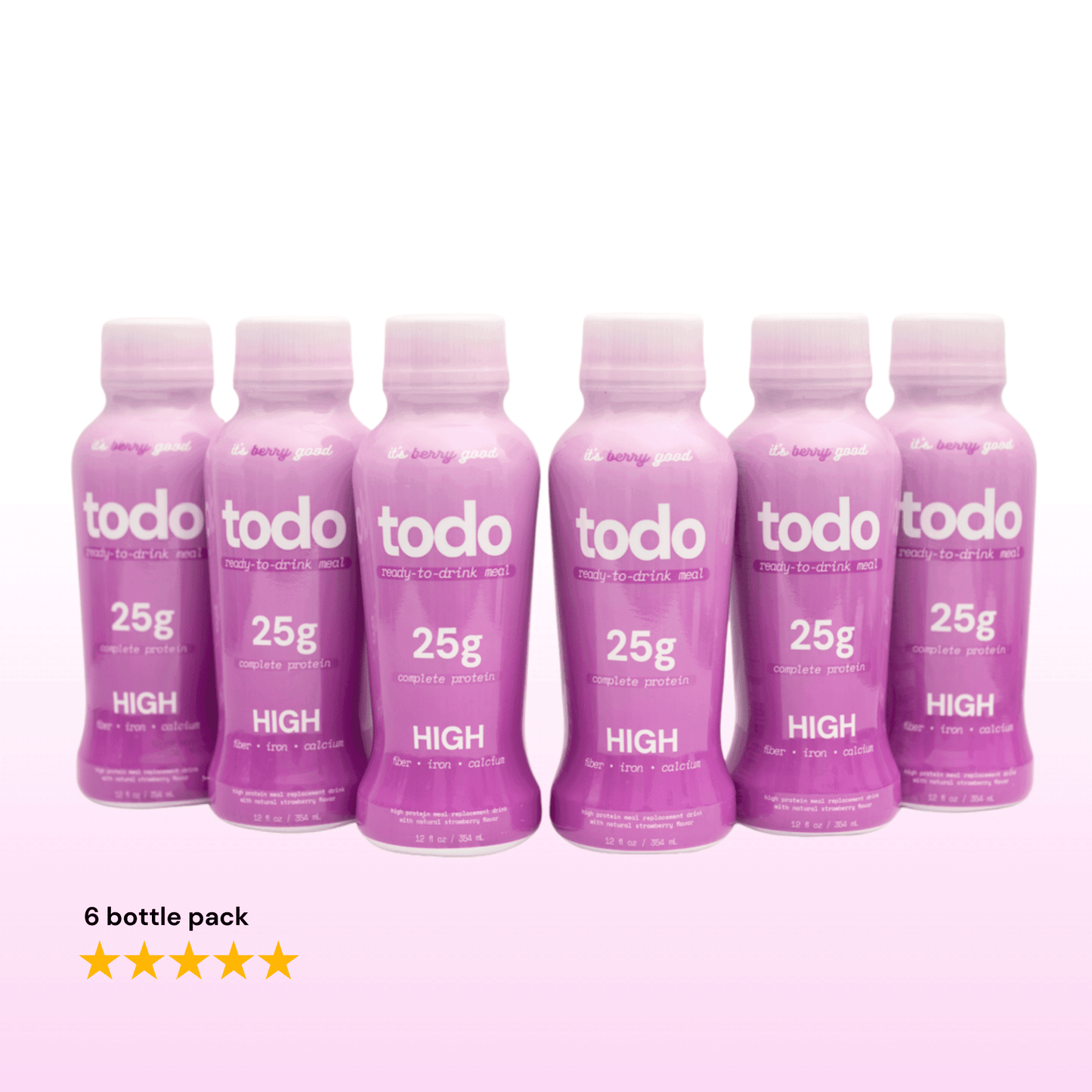 High Protein Milk (6 pack) | Strawberry flavor - todo