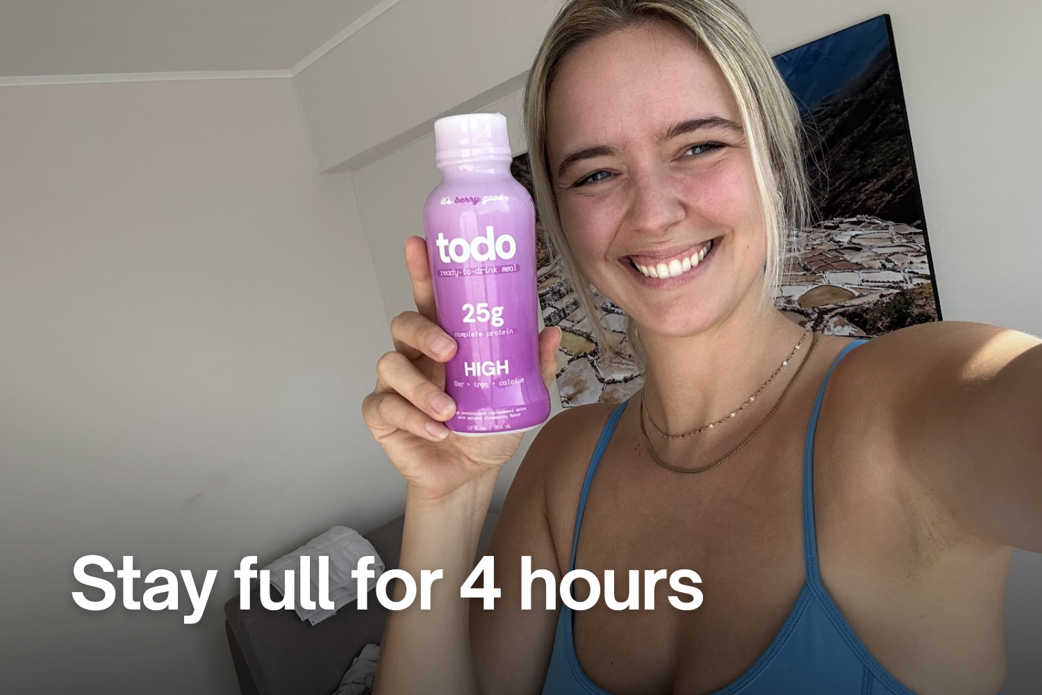 todo keeps you full for 4 hours